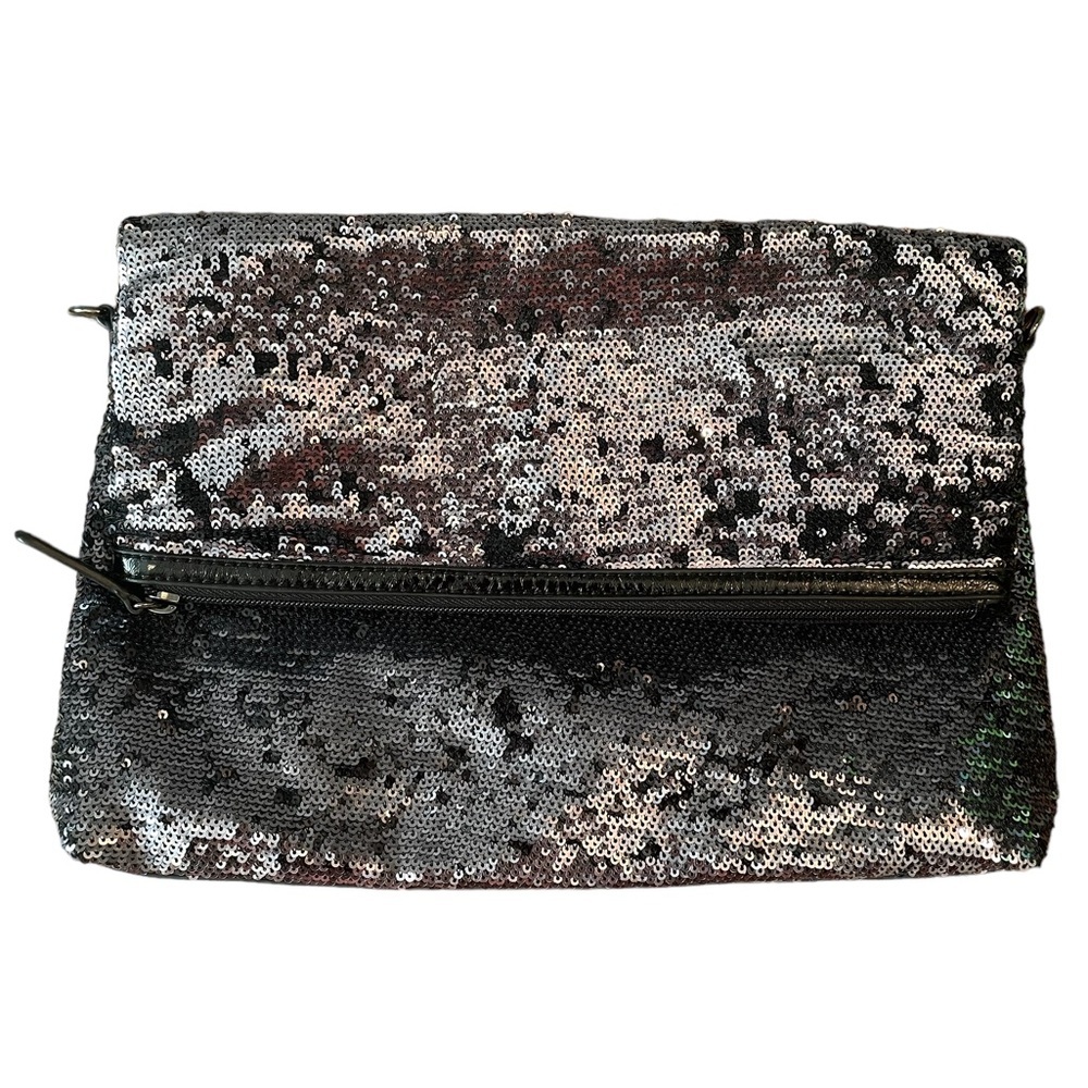 Sequin Black Clutch Bag‎